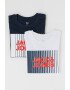 Jack & Jones Set de tricouri cu imprimeu logo - 2 piese - Pled.ro