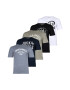 Jack & Jones Set de tricouri cu imprimeu logo Leogra - 5 piese - Pled.ro