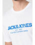 Jack & Jones Set de tricouri din bumbac cu decolteu la baza gatului si imprimeu logo - 2 piese - Pled.ro