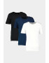 Jack & Jones Set de tricouri din bumbac organic cu decolteu la baz gatului - 3 piese - Pled.ro