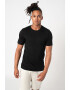 Jack & Jones Set de tricouri din bumbac organic cu decolteu la baz gatului - 3 piese - Pled.ro