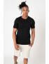 Jack & Jones Set de tricouri din bumbac organic cu decolteu la baz gatului - 3 piese - Pled.ro