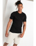 Jack & Jones Set de tricouri din bumbac organic cu decolteu la baz gatului - 3 piese - Pled.ro