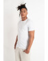 Jack & Jones Set de tricouri din bumbac organic cu decolteu la baz gatului - 3 piese - Pled.ro