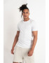 Jack & Jones Set de tricouri din bumbac organic cu decolteu la baz gatului - 3 piese - Pled.ro