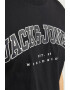 Jack & Jones Tricou cu decolteu la baza gatului si imprimeu logo - Pled.ro