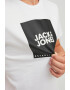 Jack & Jones Tricou cu decolteu la baza gatului si imprimeu logo - Pled.ro