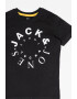 Jack & Jones Tricou cu decolteu la baza gatului si imprimeu logo Warrior - Pled.ro