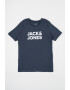 Jack & Jones Tricou cu decolteu la baza gatului si logo Corp - Pled.ro