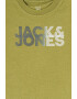 Jack & Jones Tricou cu decolteu la baza gatului si logo Shady - Pled.ro