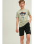 Jack & Jones Tricou cu imprimeu logo Verde pal - Pled.ro