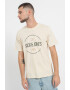 Jack & Jones Tricou de bumbac cu decolteu la baza gatului si imprimeu logo - Pled.ro