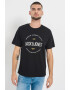 Jack & Jones Tricou de bumbac cu decolteu la baza gatului si imprimeu logo - Pled.ro