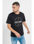 Jack & Jones Tricou de bumbac cu decolteu la baza gatului si imprimeu logo - Pled.ro