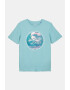 Jack & Jones Tricou de bumbac cu imprimeu Alb Albastru aquamarine - Pled.ro