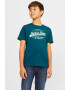 Jack & Jones Tricou de bumbac organic cu decolteu la baza gatului - Pled.ro