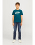 Jack & Jones Tricou de bumbac organic cu decolteu la baza gatului - Pled.ro