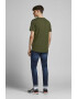 Jack & Jones Tricou de bumbac organic cu decolteu la baza gatului - Pled.ro