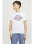 Jack & Jones Tricou de bumbac organic cu decolteu la baza gatului - Pled.ro