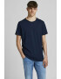 Jack & Jones Tricou de bumbac organic cu decolteu la baza gatului - Pled.ro