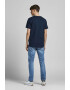 Jack & Jones Tricou de bumbac organic cu decolteu la baza gatului - Pled.ro