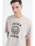 Jack & Jones Tricou din bumbac cu decolteu la baza gatului si imprimeu logo - Pled.ro