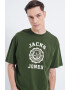 Jack & Jones Tricou din bumbac cu decolteu la baza gatului si imprimeu logo - Pled.ro