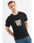 Jack & Jones Tricou din bumbac cu imprimeu Alpha - Pled.ro