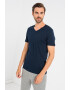 Jack & Jones Tricou din bumbac organic cu decolteu in V - Pled.ro