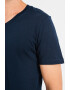 Jack & Jones Tricou din bumbac organic cu decolteu in V - Pled.ro