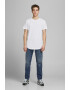 Jack & Jones Tricou din bumbac organic cu decolteu la baza gatului - Pled.ro