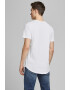 Jack & Jones Tricou din bumbac organic cu decolteu la baza gatului - Pled.ro