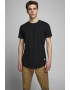 Jack & Jones Tricou din bumbac organic cu decolteu la baza gatului - Pled.ro