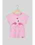 Jack Wolfskin Tricou din amestec de bumbac organic cu imprimeu flamingo - Pled.ro