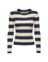 Jacqueline de Yong Pulover tricotat cu dungi cu maneci lungi Pluvaa cu dungi tricotate Sweater JDYPLUM - Pled.ro