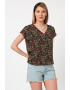 JdY Bluza cu decolteu in V si model floral Tricky - Pled.ro