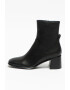 Jeffrey Campbell Botine de piele cu varf patrat Jerem - Pled.ro