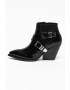 Jeffrey Campbell Botine de piele lacuite Texan - Pled.ro