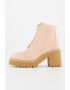 Jeffrey Campbell Botine de piele nabuc cu aplicatie cap-toe - Pled.ro