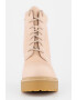 Jeffrey Campbell Botine de piele nabuc cu aplicatie cap-toe - Pled.ro