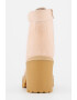 Jeffrey Campbell Botine de piele nabuc cu aplicatie cap-toe - Pled.ro