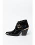 Jeffrey Campbell Ghete cowboy de piele cu varf ascutit Elevate - Pled.ro