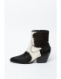 Jeffrey Campbell Ghete cowboy din piele cu par scurt Kelam - Pled.ro