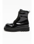 Jeffrey Campbell Ghete de piele ecologica cu aspect lacuit Diabol-lo - Pled.ro