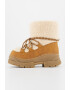 Jeffrey Campbell Ghete flatform cu garnituri de piele si piele shearling sintetica - Pled.ro