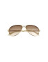 Jimmy Choo Ochelari de soare aviator din otel inoxidabil Jewly - Pled.ro