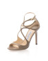 Jimmy Choo Sandale de piele cu barete multiple si toc inalt - Pled.ro