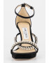 Jimmy Choo Sandale din piele intoarsa cu aplicatii cu cristale Bing - Pled.ro