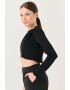 JIMMY KEY Bluza crop cu drapaje - Pled.ro