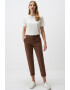 JIMMY KEY Pantaloni crop din amestec de lyocell - Pled.ro